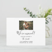 Kaarten voor persoonlijke foto's met bewegende aan (Staand voorkant)