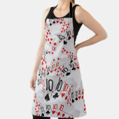 Kaarten voor pokerkaarten Gelaagde, volledig afdru Schort (Insitu)