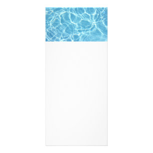 Kaarten voor poolwaterrek reclamekaart