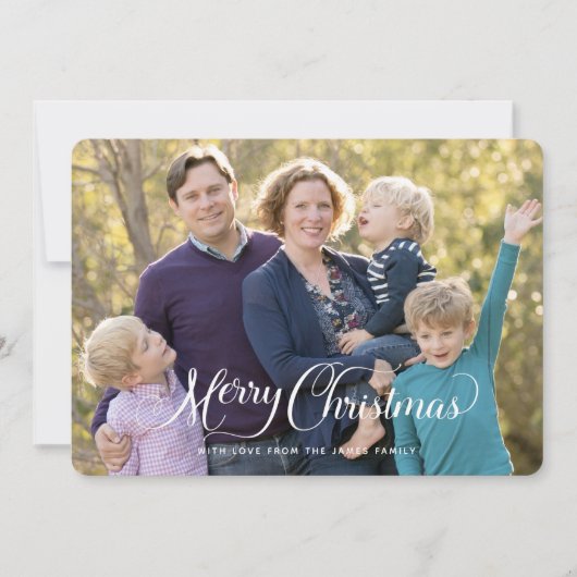 Kaarten voor prettige kerstfoto's (Voorkant)