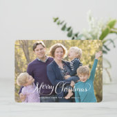 Kaarten voor prettige kerstfoto's (Staand voorkant)