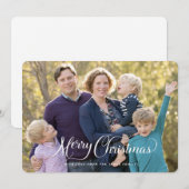 Kaarten voor prettige kerstfoto's (Voorkant / Achterkant)