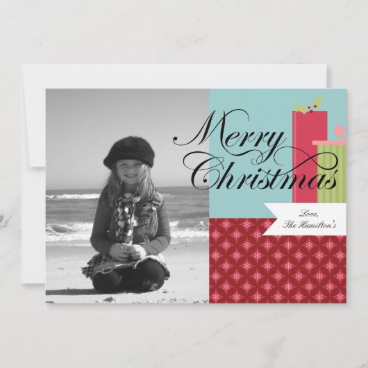 Kaarten voor prettige kerstfoto's (Voorkant)