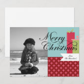 Kaarten voor prettige kerstfoto's (Voorkant / Achterkant)