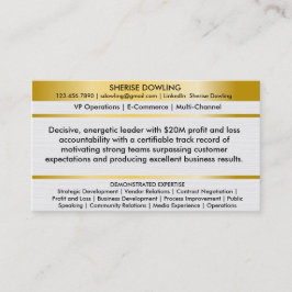 Kaarten voor Résumé Networking Visitekaartje