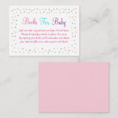 Kaarten voor roze Baby-handboek aanvragen (Voorkant / Achterkant)