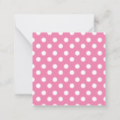 Kaarten voor roze en groene cupcake Cadeauverpakki Notitiekaartje (Achterkant)