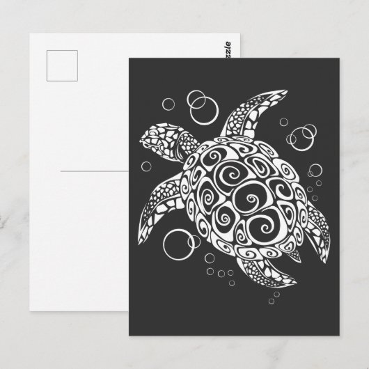 Kaarten voor schildpadden, Surfer Life, Beach Love (Voorkant / Achterkant)