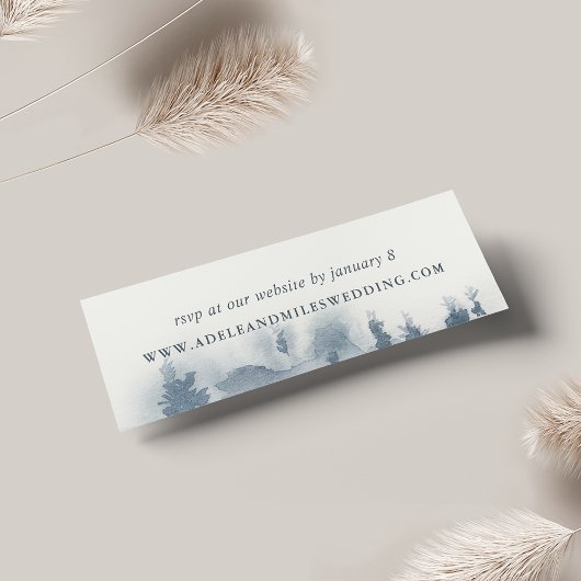 Kaarten voor Snowbound Wedding Website | Mini Visitekaartjes