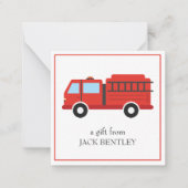 Kaarten voor speciale cadeaubehuizing voor brandge notitiekaartje (Voorkant)