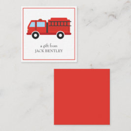 Kaarten voor speciale cadeaubehuizing voor brandge notitiekaartje