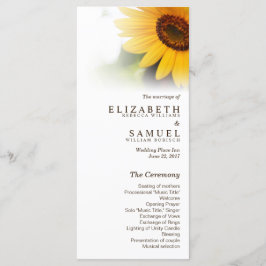Kaarten voor Sunflower Summer Weddenprogramma