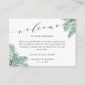 Kaarten voor Tropische bruiloft (Voorkant)