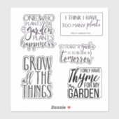 Kaarten voor tuinbouwproducten — Specificaties Sticker (Vel)