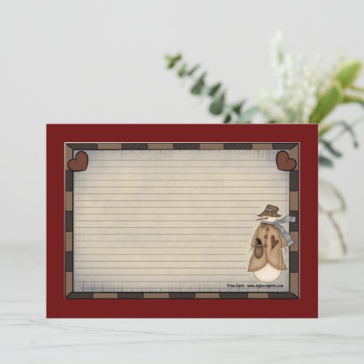 Kaarten voor vakantieontvangst (Staand voorkant)