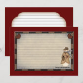 Kaarten voor vakantieontvangst (Voorkant / Achterkant)