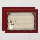 Kaarten voor vakantieontvangst (Voorkant / Achterkant)