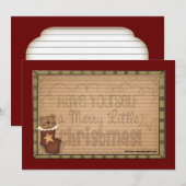 Kaarten voor vakantieontvangst (Voorkant / Achterkant)