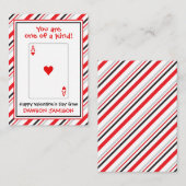 Kaarten voor Valentijnse klaslokalen voor het spel Notitiekaartje (Voorkant / Achterkant)