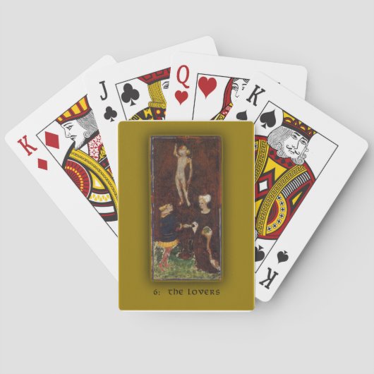 Kaarten voor visconti-Sforza Tarot de overvallen (Achterkant)