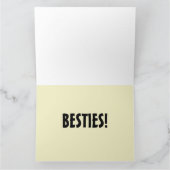 KAARTEN VOOR VRIENDSCHAP BESTIES BFF (Binnen)
