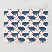 Kaarten voor walvissen en Valentijnen van de viskl Feestdagenkaart (Achterkant)