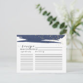 Kaarten voor waterverf marine en goudVrijgezellenf (Staand voorkant)