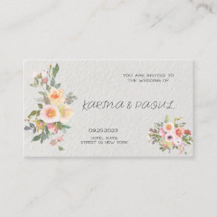 Kaarten VOOR WEDING INVITITIE