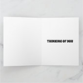 KAARTEN VOOR WINTERHUIS SNEEUW MEISJE DATER DANKBA (Binnen)