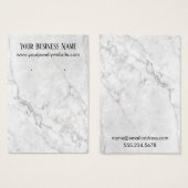 Kaarten voor witte en grijze veraarder visitekaartje (Voorkant /achterkant)