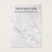 Kaarten voor witte en grijze veraarder visitekaartje (Voorkant)