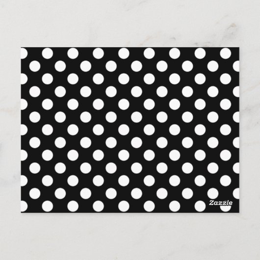 Kaarten voor zwarte en witte poka dot (Achterkant)