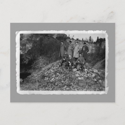 kaarten - WW2-mannen op heuvel (Voorkant)