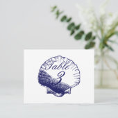 Kaarten zeemuizen strandtafel (Staand voorkant)