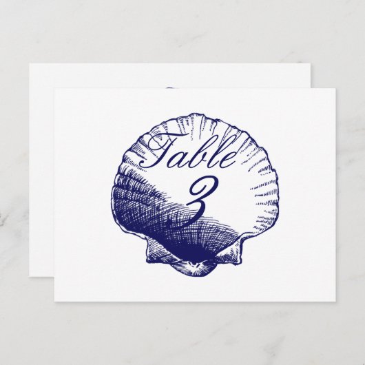 Kaarten zeemuizen strandtafel (Voorkant / Achterkant)