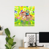 Kaartenafdrukken Poster (Thuiskantoor)