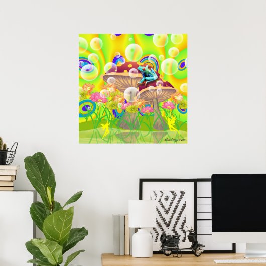 Kaartenafdrukken Poster (Thuiskantoor)