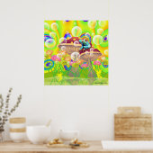 Kaartenafdrukken Poster (Keuken)