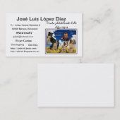 kaartenbezoek CAUTIOUS Visitekaartje (Voorkant / Achterkant)