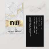 Kaartendiagram | Tegel Patroon Visitekaartje (Voorkant / Achterkant)