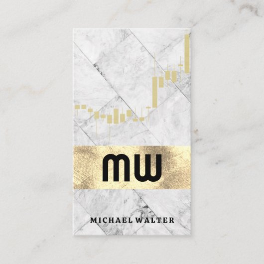 Kaartendiagram | Tegel Patroon Visitekaartje (Voorkant)