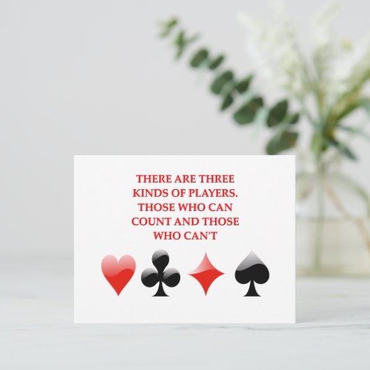 kaartengrap briefkaart (Staand voorkant)