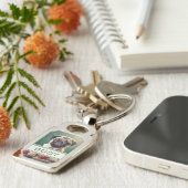 kaartenhuis | putje sleutelhanger (Zijkant)