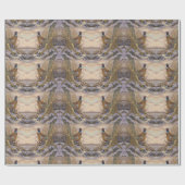 Kaartenkaarsen voor fazant cadeaupapier (Vlak)