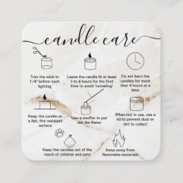 Kaartenkaart Hartelijk dank voor uw kaart met lief Vierkante Visitekaartje