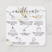 Kaartenkaart Hartelijk dank voor uw kaart met lief Vierkante Visitekaartje (Voorkant)