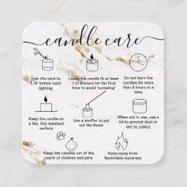 Kaartenkaart Hartelijk dank voor uw kaart met lief Vierkante Visitekaartje