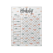 Kaartenkaartblok Notitieblok (Linkerzijde)