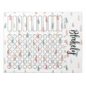 Kaartenkaartblok Notitieblok (Voorkant)