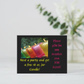 Kaartenkaartje Uitnodiging Briefkaart (Staand voorkant)